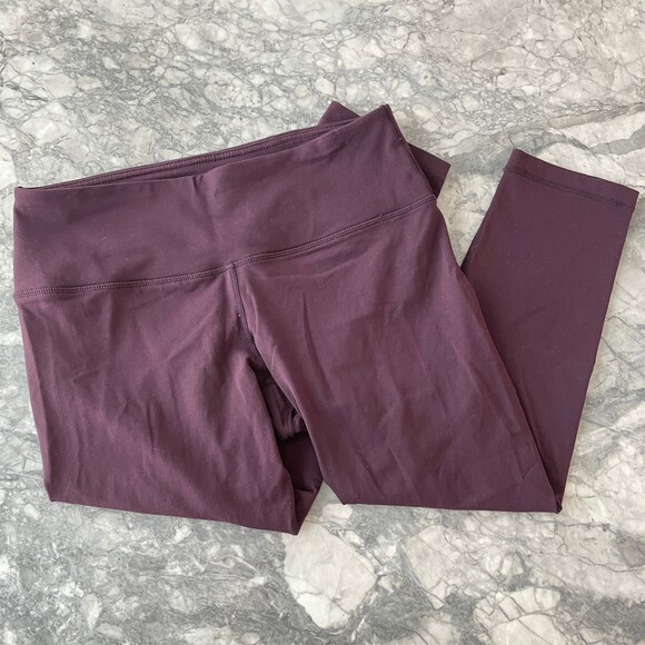 90 Degree by Reflex High Waist Leggings Purple Medium - Picture 4 of 9